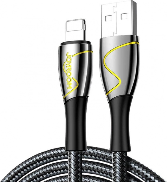 USB kábel Lightning Joyroom 2,4A 2m fekete