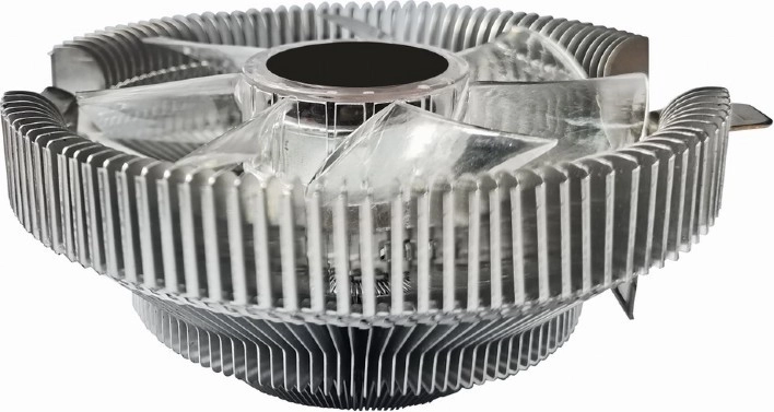 Huracan CPU-hűtő 90 mm-es ventilátorral, kék LED-del és 4 tűs PWM-mel