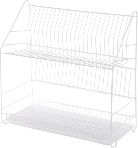 Kétszintes edényszárító 50 cm, fehér