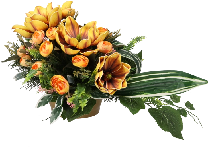 Dekoratív virágkötészet sz. 14 (42 × 32 cm) - 1 db
