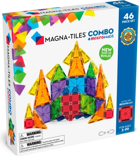 Mágneses építőjáték Magna-Tiles combo 46 darab