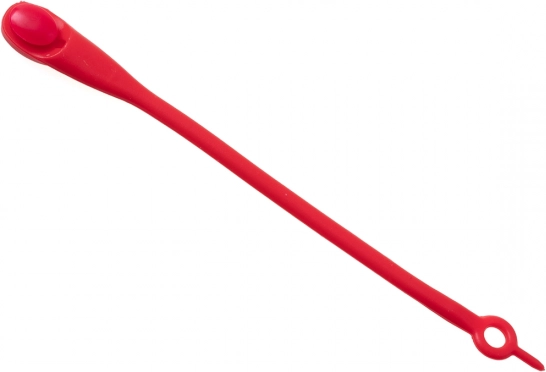 Cipőfűző nélküli szilikon fűzők, 14 db – piros
