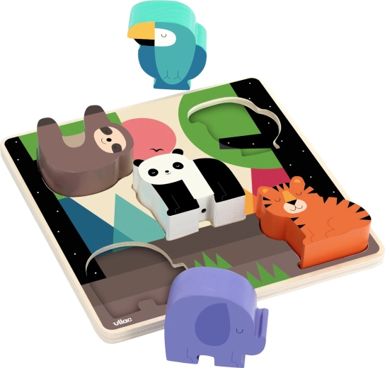 Hangos dzsungel kirakós