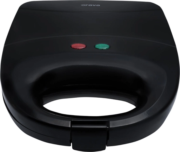 Háromszög alakú szendvicssütő 750 W fekete