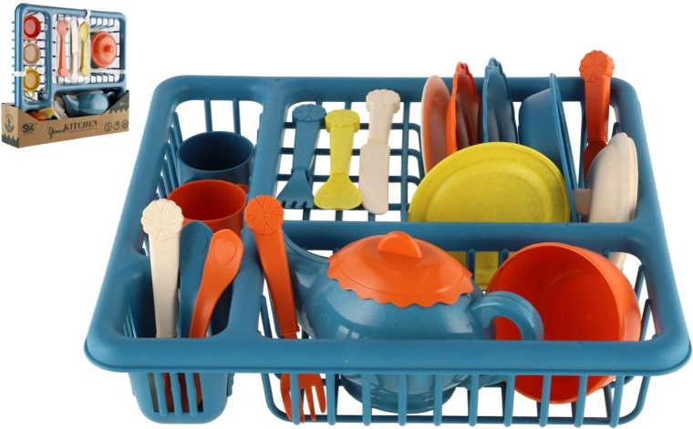 Gyerek edénykészlet csepegtetővel – műanyag játékszett