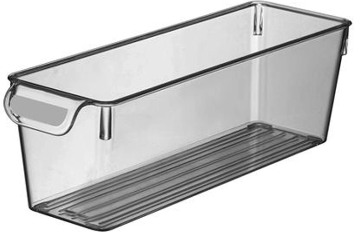 Line műanyag rendszerező, 32,5 × 10 × 10 cm, 2 l, áttetsző antracit