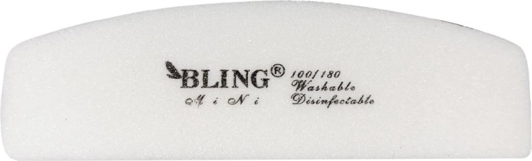 Mini körömpolírozó 100/180 BLING - félhold