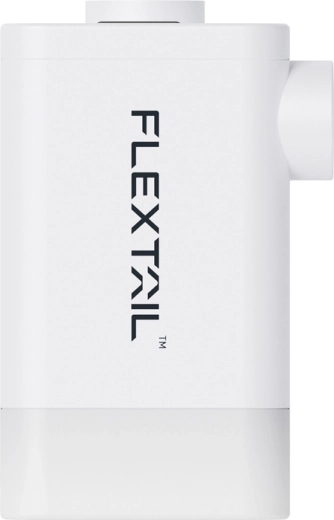 Flextail Max Pump 2 Plus hordozható pumpa LED lámpával és powerbankkal, fehér