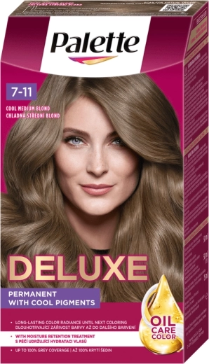 Palette Deluxe 7-11 hűvös középszőke 50 ml