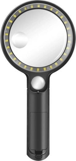 Kézi nagyító LED világítással 5x/13x/20x