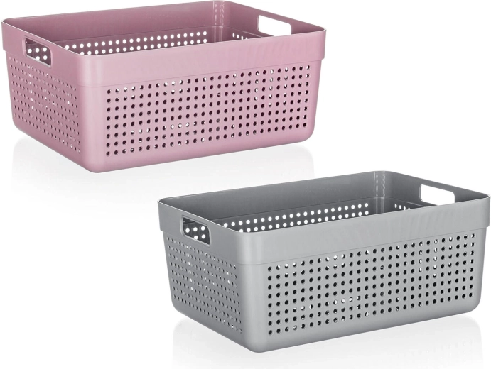 TERRA műanyag rendszerező 32,5 × 23,5 × 14 cm – színkeverék