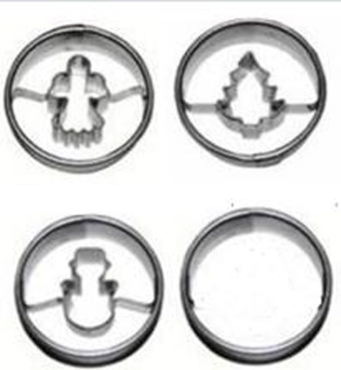 TORO karácsonyi süti-kiszúrók 4 cm – készlet, 4 db