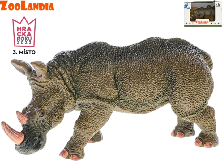 Zoolandia orrszarvú – műanyag figura 14 cm