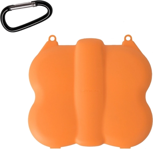 Sunnylife védőtok karabinerrel DJI Neo 2-höz, narancssárga - 1 darab