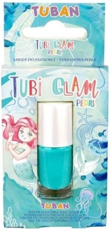 Gyöngyház körömlakk Tubi Glam türkiz