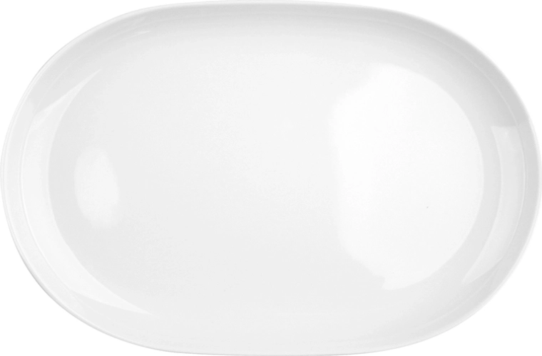 Mariapaula Moderna fehér tálalótálca (fél tál) 28 cm
