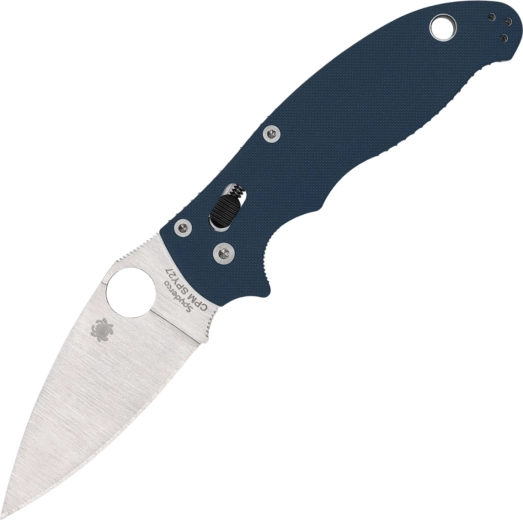Spyderco Manix 2 Cobalt Blue zsebkés 8,6 cm, szatén, G10, kobalt-kék