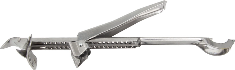 Univerzális rozsdamentes fedél- és palacknyitó, 24 cm