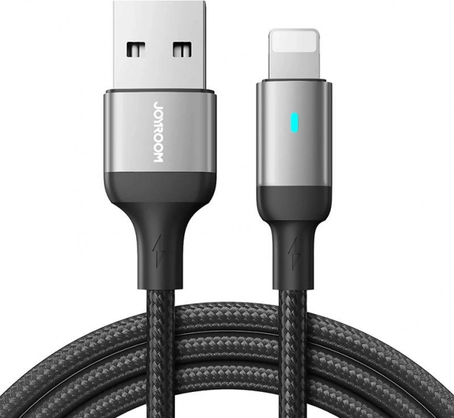 Joyroom USB‑A – Lightning kábel 3 m, 2,4 A (fekete)
