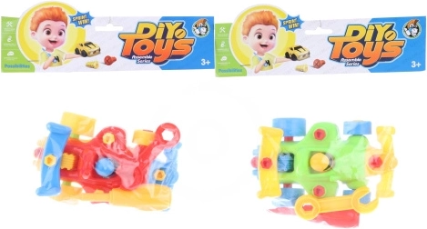 Csavarozható műanyag Forma-1 autó gyerekeknek