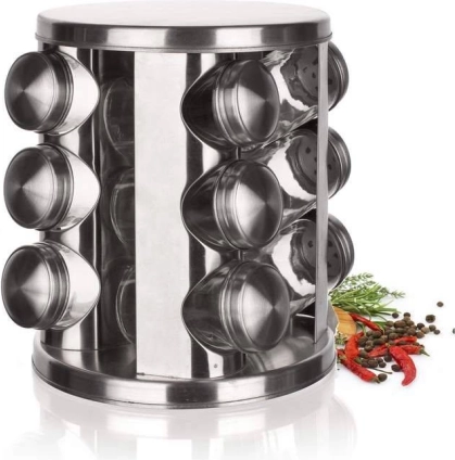 Forgó fűszertartó állvány BANQUET Akcent 12 db 85 ml