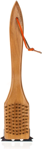 Fa grilltisztító kefe 30 cm