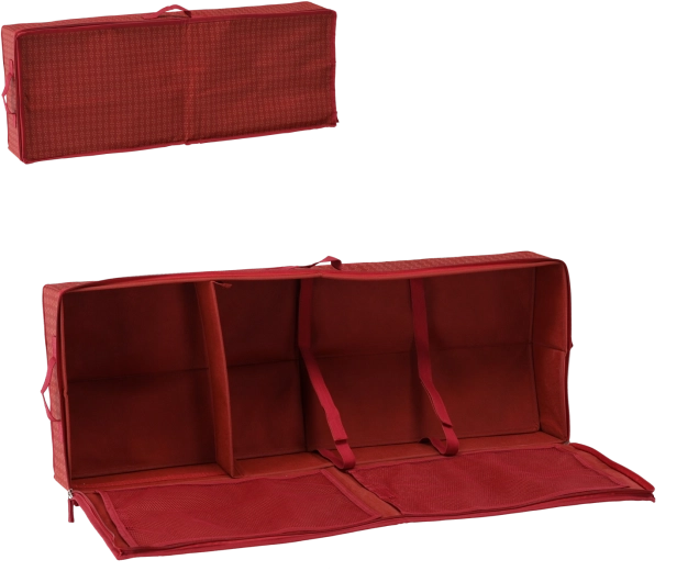 Piros csomagolópapír-rendező 80 × 30 × 12 cm