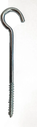 Csillárkampó 100 × 4,5 mm horganyzott, 150 db csomag