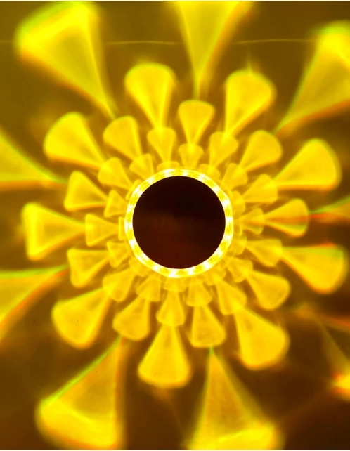 Kristály LED asztali lámpa RGB háttérvilágítással