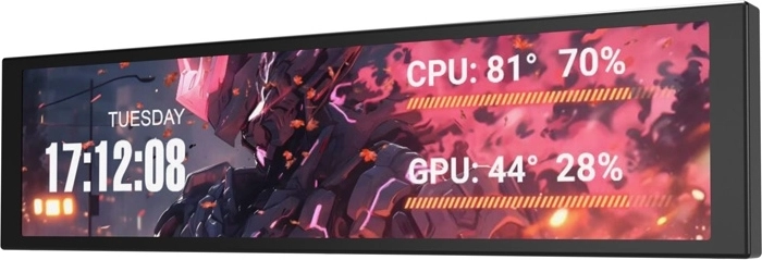 DarkFlash V92 9,2 hüvelykes fekete IPS-monitor