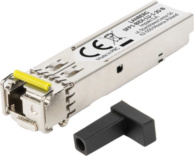SFP Bidi B optikai modul 1,25 Gb/s 20 km 1550/1310 nm LC/UPC