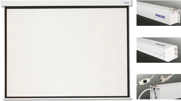 Sencor elektromos vetítővászon 203 × 114 cm