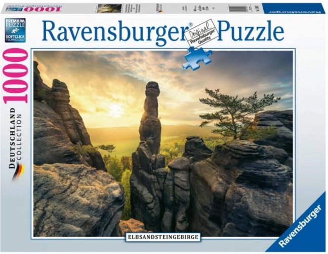 Puzzle Elba-homokkő hajnalban 1000 darabos RAVENSBURGER