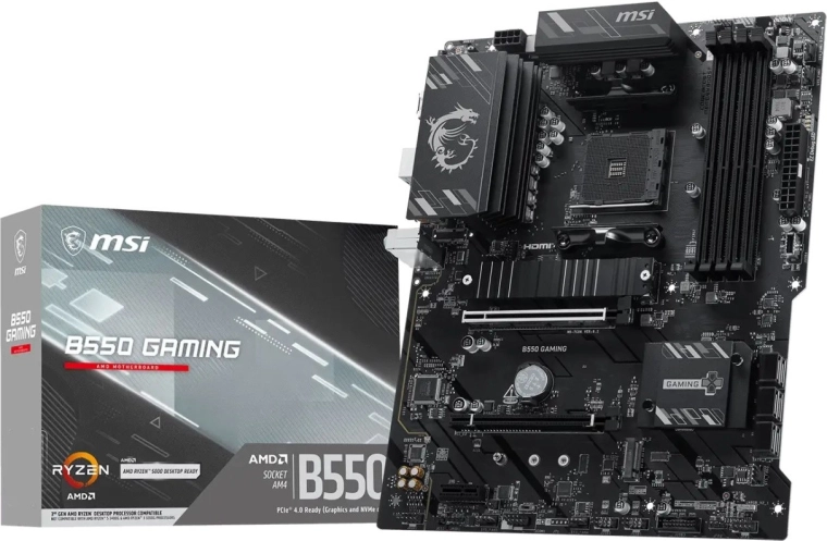 MSI B550 gaming alaplap AM4 ATX