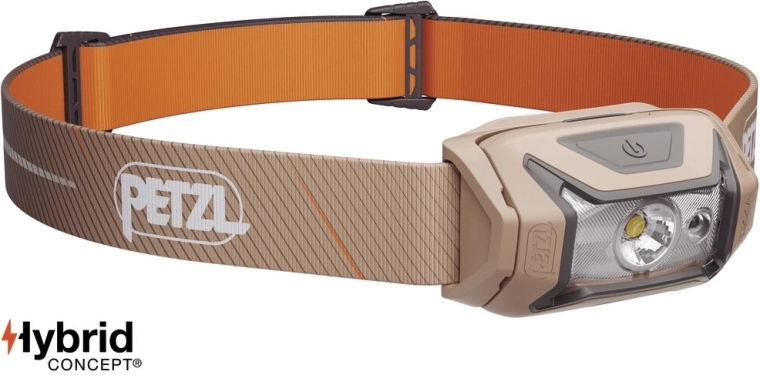 Tölthető Petzl Tikka Core fejlámpa, barna