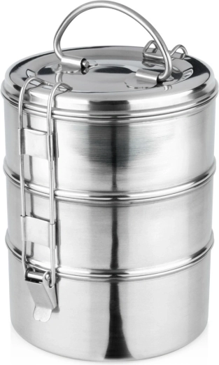 Vilde rozsdamentes acél, 3 szintes ételhordó 3×900 ml