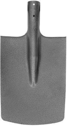 Négyszögletű ásó nyél nélkül, kalapácslakkos komaxit felület