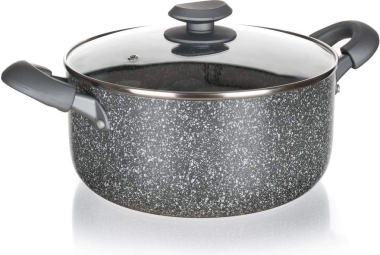 Alumínium lábas GRANITE 20 cm, 2,5 l tapadásmentes felülettel