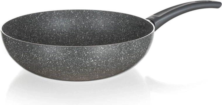 28 cm-es GRANITE wok serpenyő tapadásmentes felülettel, indukcióhoz
