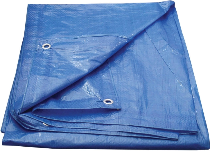 Ponyva fém ringlikkel 10 × 15 m Economy – kék