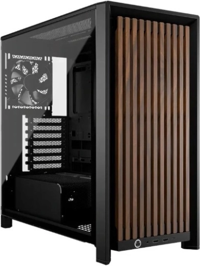 Corsair frame 4000d wood rs fekete/dió