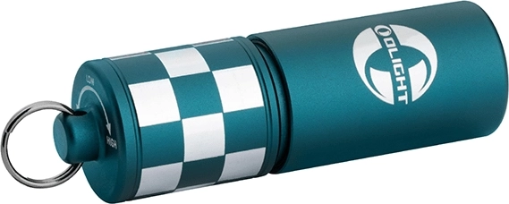 Olight i17 Checkered Flag limitált kulcstartó zseblámpa USB‑C