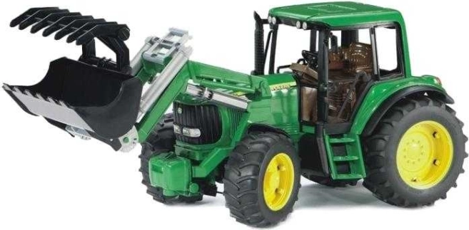 Bruder John Deere 6920 traktor homlokrakodóval