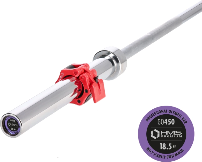 HMS PREMIUM GO450 olimpiai rúd 220 cm, 50 mm átmérő