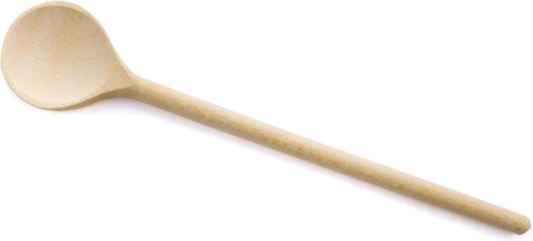 Kerek BANQUET BRILLANTE fakanál, 25 cm, bükkfából