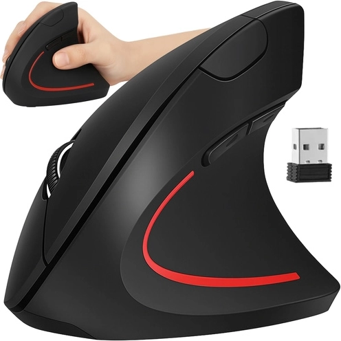 Vezeték nélküli vertikális ergonomikus egér IZOXIS 2,4 GHz USB