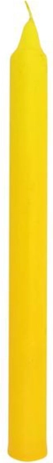 Provence Bistro asztali gyertya, sárga, 24 cm
