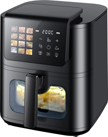 MalTec AirFryer forrólevegős fritőz 2000 W 8 l