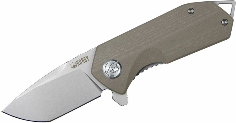 Kubey Campe Nest zsebkés 7 cm, barna khaki, G10