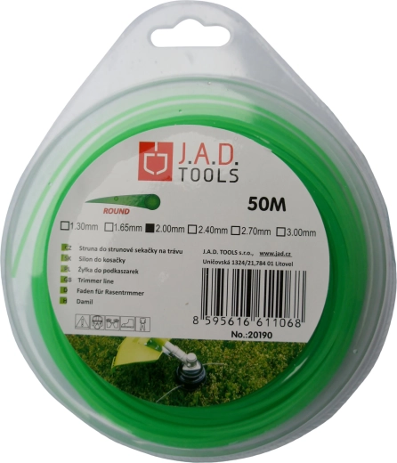 Kerek damil fűkaszához 3,0 mm, 50 m